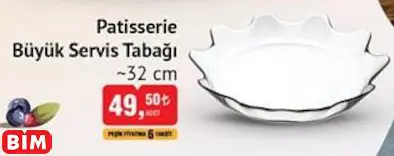 PAŞABAHÇE LİVE BEAUTİFUL PATİSSERİE BÜYÜK SERVİS TABAĞI